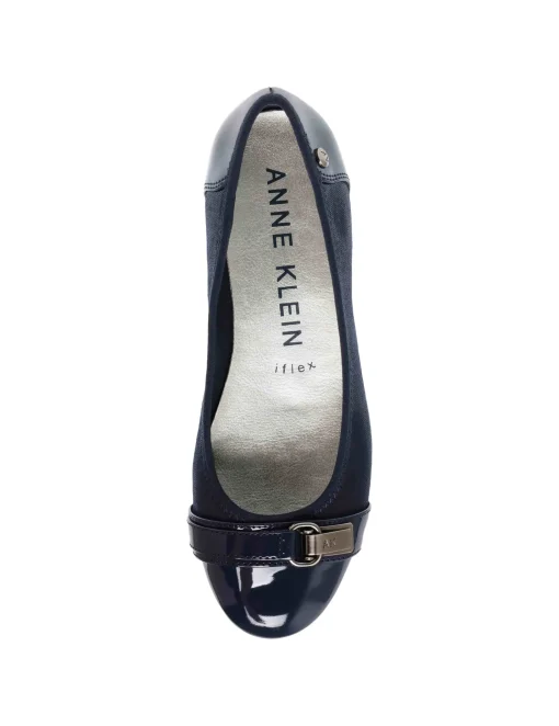 Flash Sale Anne Klein Able Flat-Wide NAVY