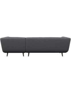 Sale Anne Klein Agnesi Gray 102" Sectional With Right Arm Facing Chaise