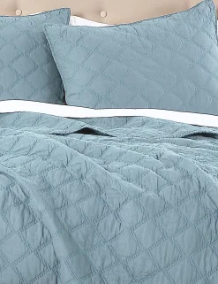 Cheap Anne Klein AK Diamond Quilt Set Lt Aqua