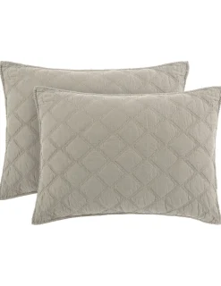 Online Anne Klein AK Diamond Quilt Set Khaki