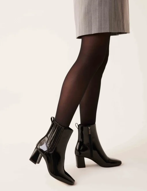 Best Anne Klein Alisia Bootie BLACK CRINKLE