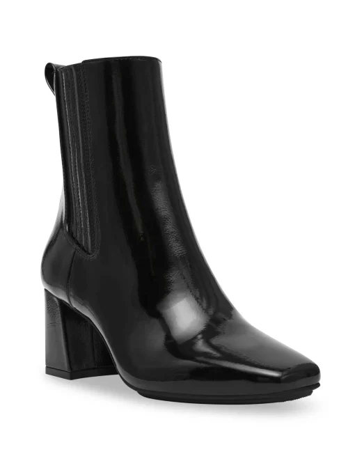 Best Anne Klein Alisia Bootie BLACK CRINKLE