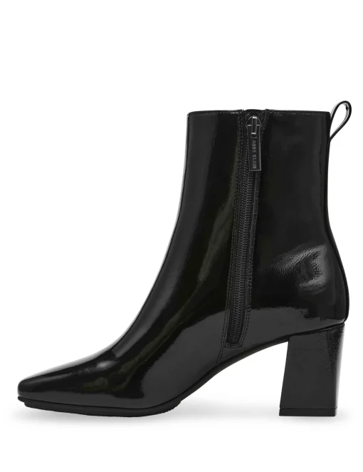 Best Anne Klein Alisia Bootie BLACK CRINKLE
