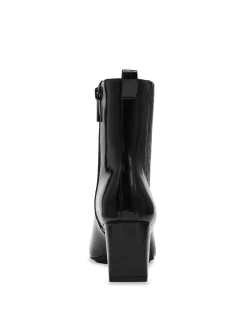 Best Anne Klein Alisia Bootie BLACK CRINKLE