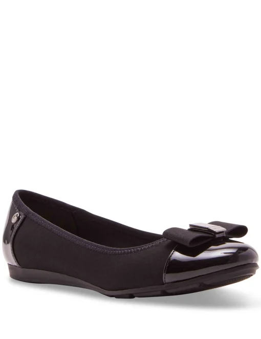 Discount Anne Klein Alive Flat Black Fabric