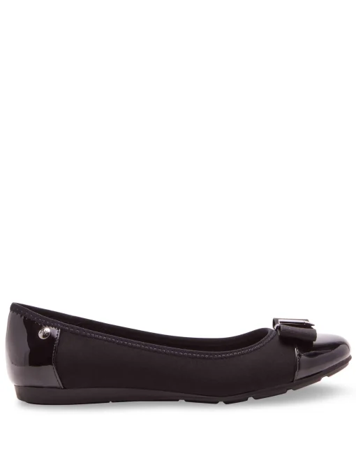 Discount Anne Klein Alive Flat Black Fabric