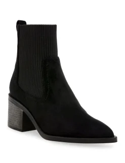 Online Anne Klein Andie Boot- Sale Black Fabric