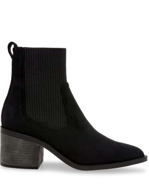 Online Anne Klein Andie Boot- Sale Black Fabric