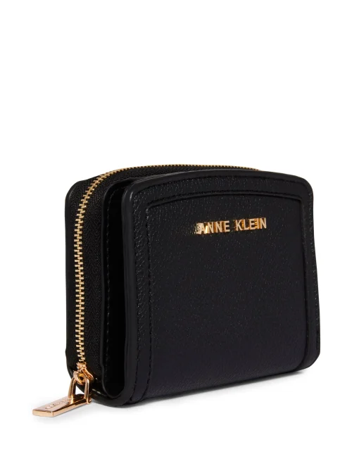 Flash Sale Anne Klein Small Curved Wallet Black