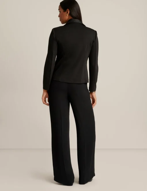 Sale Anne Klein Asymmetric Moto Jacket Anne Black