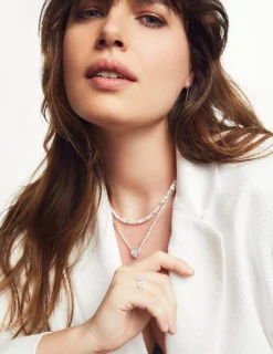 Shop Anne Klein Baguette Collar Necklace