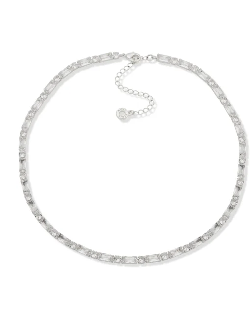 Shop Anne Klein Baguette Collar Necklace