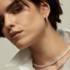 Discount Anne Klein Baguette Crystal Stone Collar Necklace