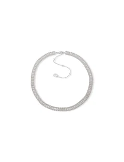 Discount Anne Klein Baguette Crystal Stone Collar Necklace