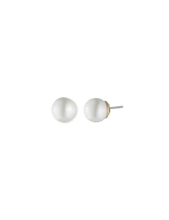Flash Sale Anne Klein Blanc Faux Pearl Stud Earrings