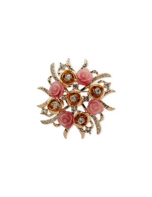 Best Anne Klein Bouquet Of Roses Pin In Gift Box
