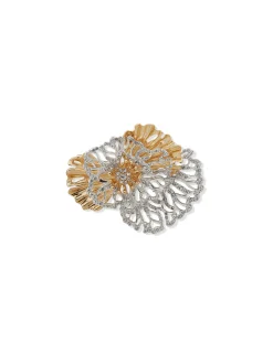 Clearance Anne Klein Boxed Flower Pin-Gold/Silver