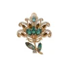 Best Sale Anne Klein Boxed Gold Flower Pin-Green