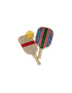 Hot Anne Klein Boxed Gold Pickleball Pin