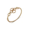 Discount Anne Klein Boxed Gold Round Link Cuff Bracelet