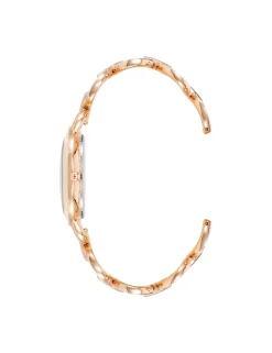 Fashion Anne Klein Boyfriend Circular Link Bracelet Watch Set- Sale Blush Pink/ Rose Gold Tone