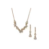 Outlet Anne Klein Butterfly Frontal Crystal Necklace And Earring Set