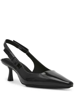 New Anne Klein Carmel Dress Pump-Wide BLACK PATENT