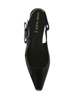 New Anne Klein Carmel Dress Pump-Wide BLACK PATENT