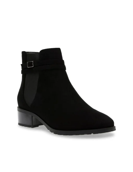 Clearance Anne Klein Cayla Boot- Sale Black Suede