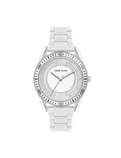 Sale Anne Klein Ceramic Bracelet Boyfriend Watch