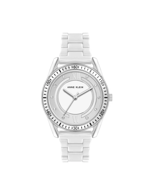 Sale Anne Klein Ceramic Bracelet Boyfriend Watch