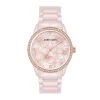 Flash Sale Anne Klein Ceramic Bracelet Floral Dial Watch