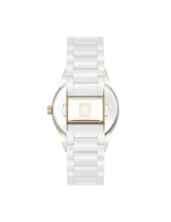 Flash Sale Anne Klein Ceramic Bracelet Floral Dial Watch