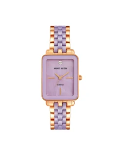 Cheap Anne Klein Ceramic Diamond Dial Watch