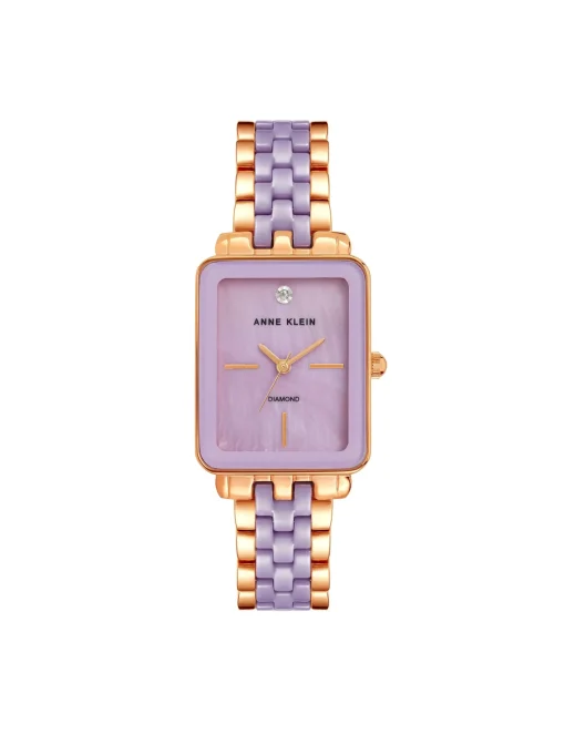 Discount Anne Klein Ceramic Diamond Dial Watch