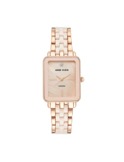 Cheap Anne Klein Ceramic Diamond Dial Watch