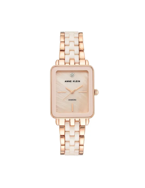 Discount Anne Klein Ceramic Diamond Dial Watch