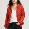 Store Anne Klein Chevron Packable Puffer Jacket