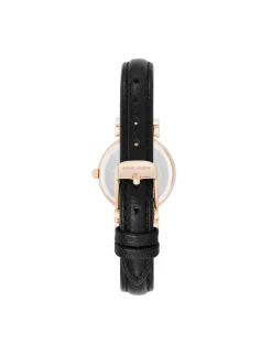Discount Anne Klein Classic Leather Strap Watch