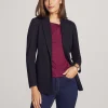 Clearance Anne Klein Collection Compression Notch Collar Jacket Anne Black