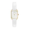 Outlet Anne Klein Consider It Octagonal Leather Band Watch