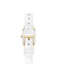 Outlet Anne Klein Consider It Octagonal Leather Band Watch