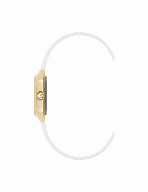 Outlet Anne Klein Consider It Octagonal Leather Band Watch