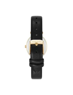 Fashion Anne Klein Consider It Oval Case Leather Watch