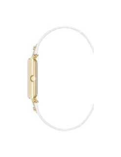 Cheap Anne Klein Consider It Rectangular Case Leather Watch