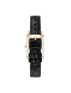 Hot Anne Klein Consider It Rectangular Case Leather Watch