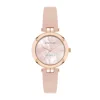 Outlet Anne Klein Consider It Round Leather Band Watch