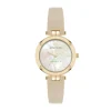 New Anne Klein Consider It Round Leather Band Watch