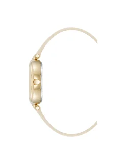 New Anne Klein Consider It Round Leather Band Watch