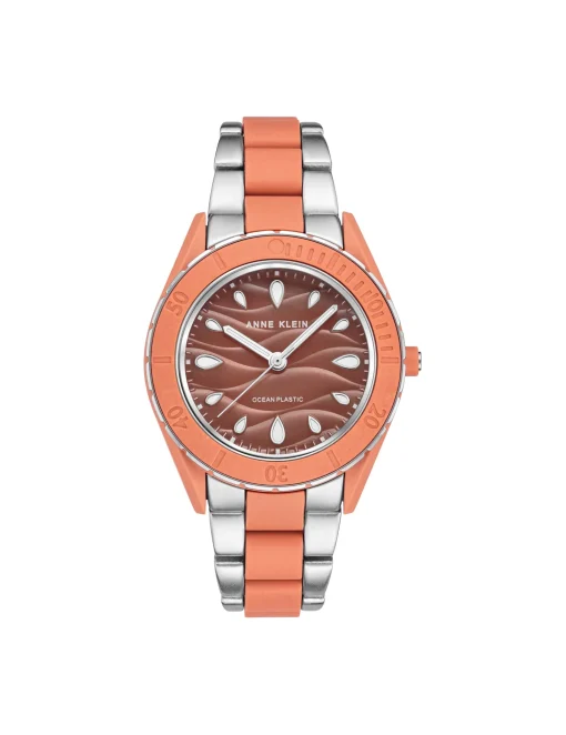 Fashion Anne Klein Consider It Solar Recycled Ocean Plastic Bracelet Watch